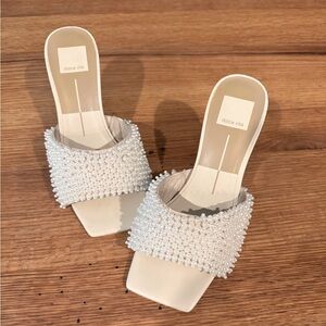 Dolce Vita Nandy Vanilla Pearl Heels